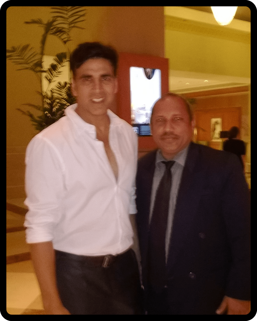 Prashant sawant with Akshay kumar
